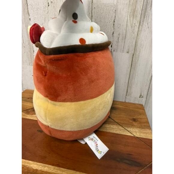 Squishmallows Mead the Apple Cider Plush Toy Small 10" Red Fall Harvest Squad - Picture 4 of 5
